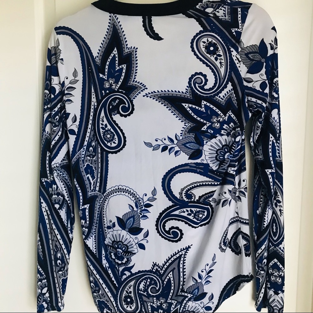 XS, Stretchy, Light gray, Cobalt Blue & Gray design.